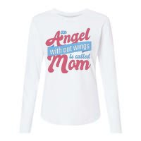 An Angel Without Wings Is Called Mom Womens Cotton Relaxed Long Sleeve T-Shirt