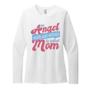 An Angel Without Wings Is Called Mom Womens CVC Long Sleeve Shirt