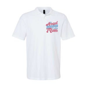 An Angel Without Wings Is Called Mom Softstyle Adult Sport Polo