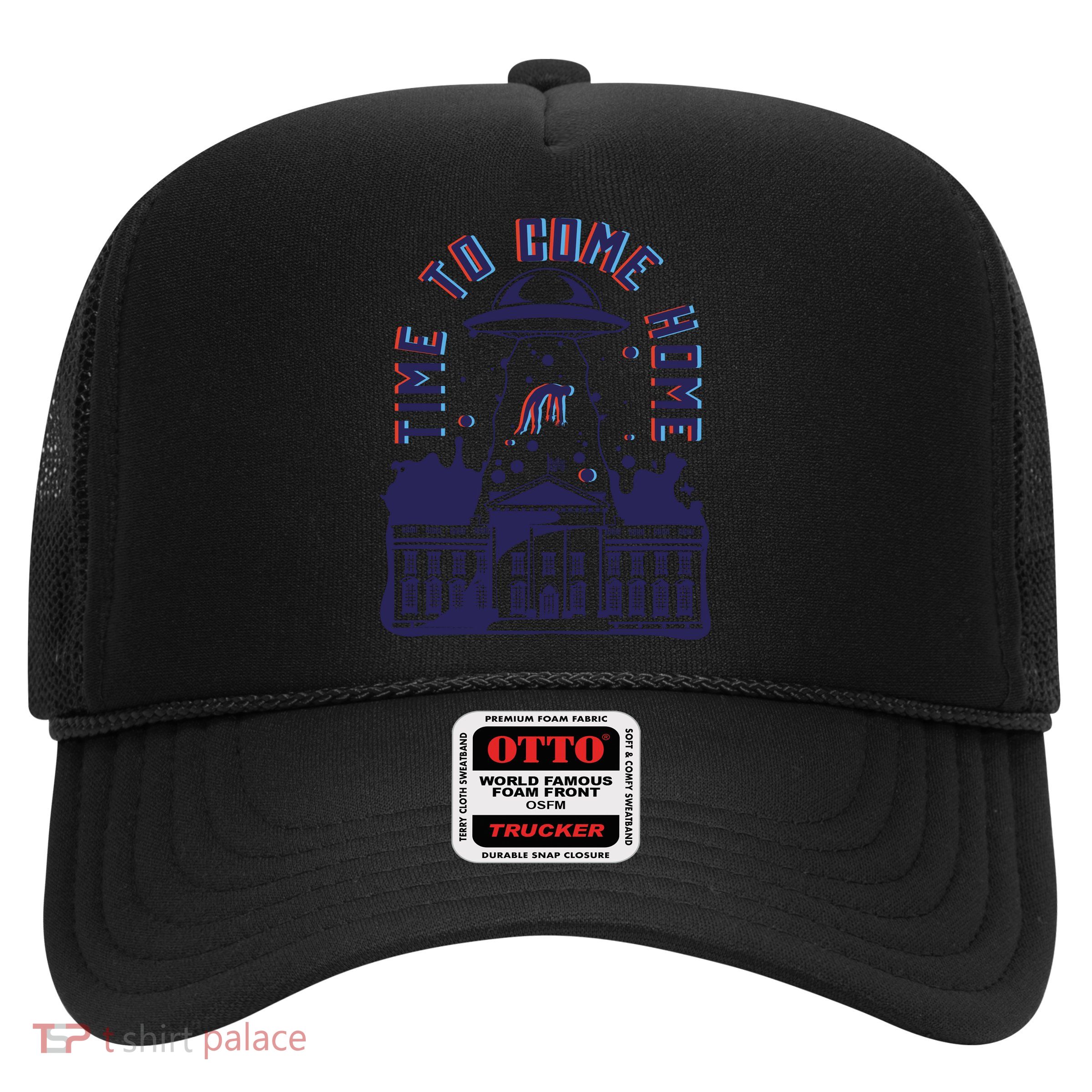 Alien Abduction White House Trucker Hat