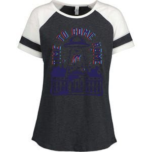 Alien Abduction White House Enza Ladies Jersey Colorblock Tee