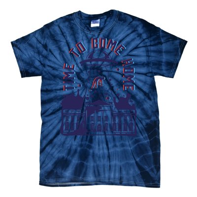 Alien Abduction White House Tie-Dye T-Shirt