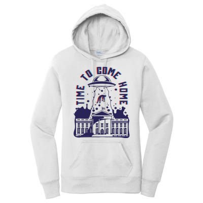 Alien Abduction White House Women's Pullover Hoodie