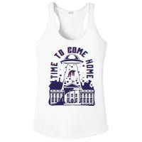 Alien Abduction White House Ladies PosiCharge Competitor Racerback Tank