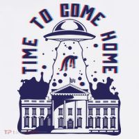 Alien Abduction White House Poster