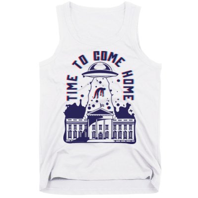 Alien Abduction White House Tank Top
