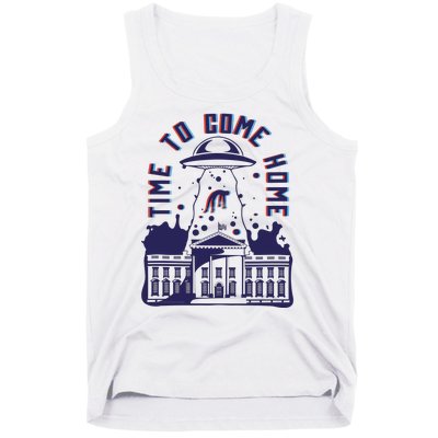 Alien Abduction White House Tank Top