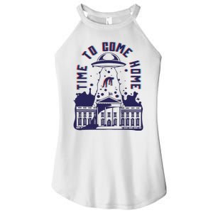 Alien Abduction White House Women's Perfect Tri Rocker Tank