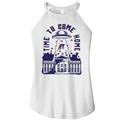 Alien Abduction White House Women’s Perfect Tri Rocker Tank