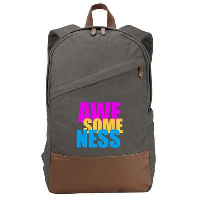 Awesomeness Cotton Canvas Backpack