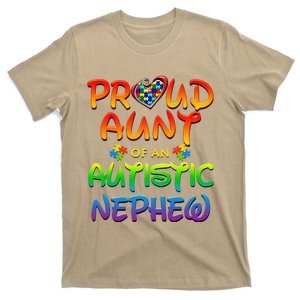 Autism Awareness Wear Proud Aunt Of Nephew Women T-Shirt