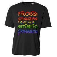 Autism Awareness Wear Proud Grandma Of Grandson Cool Gift Cooling Performance Crew T-Shirt