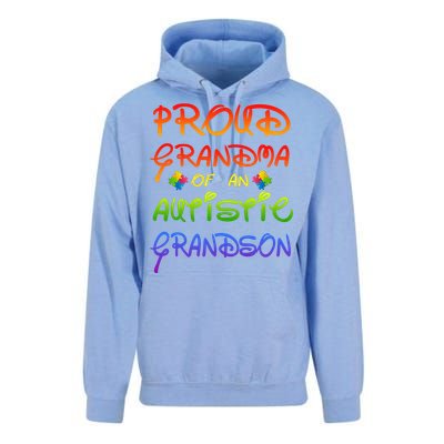 Autism Awareness Wear Proud Grandma Of Grandson Cool Gift Unisex Surf Hoodie