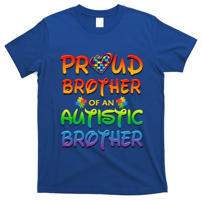 Autism Awareness Wear Proud Brother Of Brother Funny Gift T-Shirt