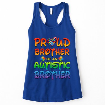 Autism Awareness Wear Proud Brother Of Brother Funny Gift Womens Tank Top