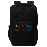 Autism Awareness Women Men Kids Elements Periodic Table ASD Impact Tech Backpack