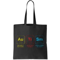 Autism Awareness Women Men Kids Elements Periodic Table ASD Tote Bag