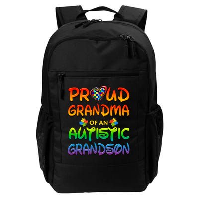 Autism Awareness Wear Proud Grandma Of Grandson Cool Gift Backpack