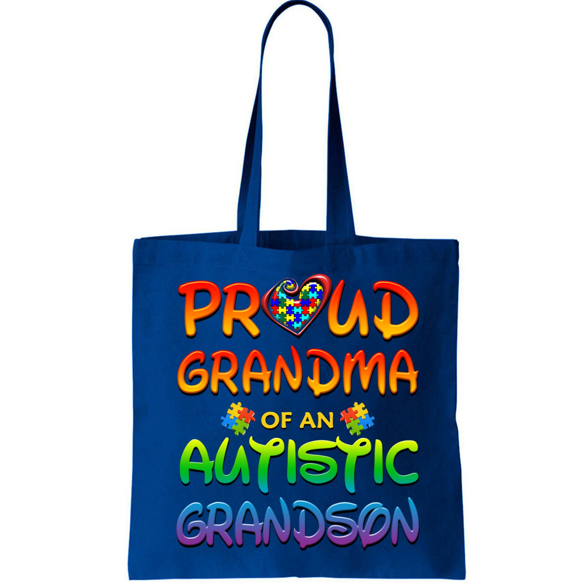 Autism Awareness Wear Proud Grandma Of Grandson Cool Gift Bag