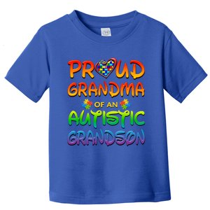 Autism Awareness Wear Proud Grandma Of Grandson Cool Gift Toddler T-Shirt