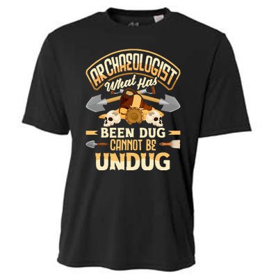 Archaeology Archaeologist What Has Been Dug Funny Cooling Performance Crew T-Shirt