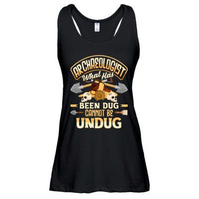 Archaeology Archaeologist What Has Been Dug Funny Ladies Essential Flowy Tank