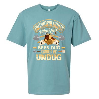 Archaeology Archaeologist What Has Been Dug Funny Sueded Cloud Jersey T-Shirt