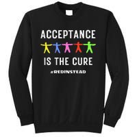 Autism Awareness Wear Red Instead In April REDinstead Sweatshirt