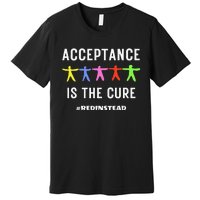 Autism Awareness Wear Red Instead In April REDinstead Premium T-Shirt