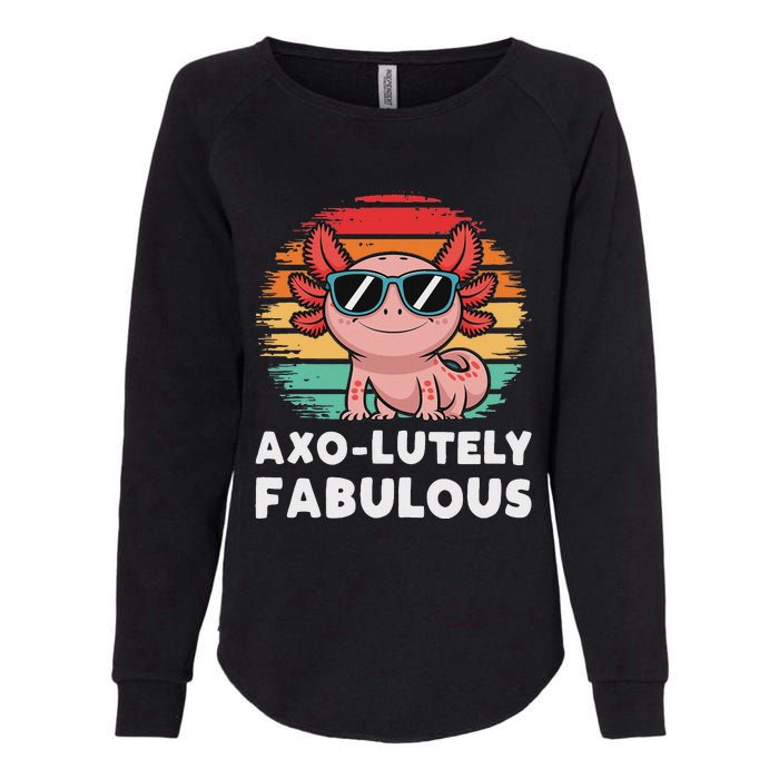 Axolotl Womens California Wash Sweatshirt