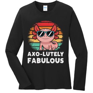 Axolotl Ladies Long Sleeve Shirt