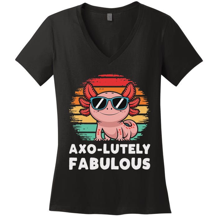 Axolotl Women's V-Neck T-Shirt