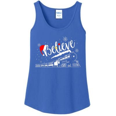 All Abroad Xmas Santa Ladies Essential Tank