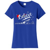 All Abroad Xmas Santa Women's T-Shirt