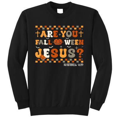 Autumn Are You Falloween Jesus Christian Halloween Sweatshirt