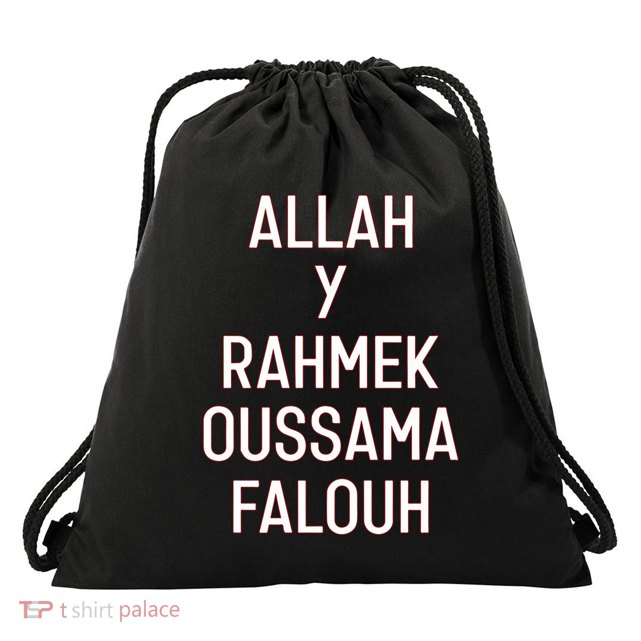 Achrafhakimi Allah Y Rahmek Oussama Falouh Drawstring Bag