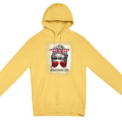 Alabama All Y'all The Tide Is Crimson Bamanation Roll Tide Premium Pullover Hoodie