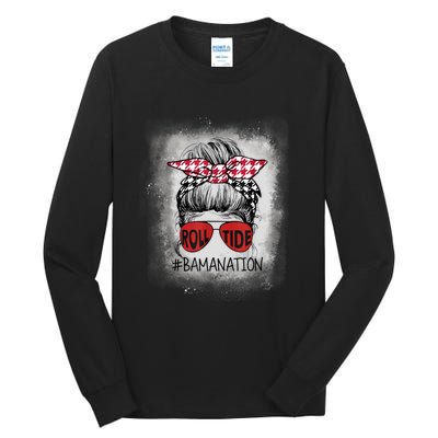 Alabama All Y'all The Tide Is Crimson Bamanation Roll Tide Tall Long Sleeve T-Shirt