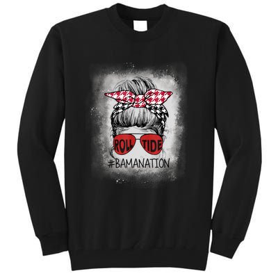 Alabama All Y'all The Tide Is Crimson Bamanation Roll Tide Tall Sweatshirt