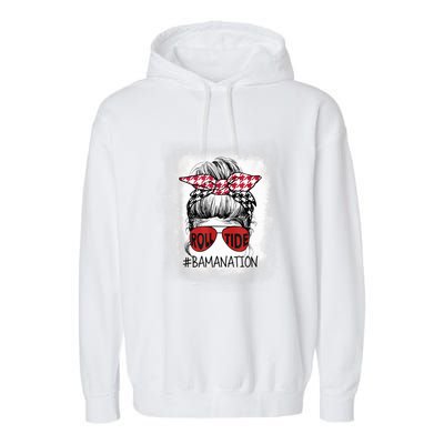 Alabama All Y'all The Tide Is Crimson Bamanation Roll Tide Garment-Dyed Fleece Hoodie