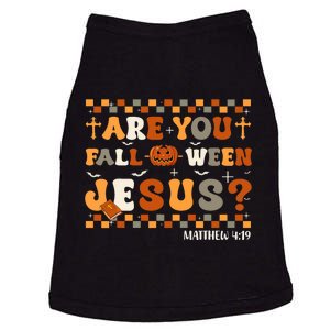 Autumn Are You Falloween Jesus Christian Halloween Pumpkin Doggie Tank