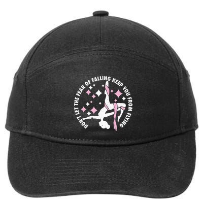 Aerialist Aerial Yoga Circus Artist From Silk Acrobatics 7-Panel Snapback Hat