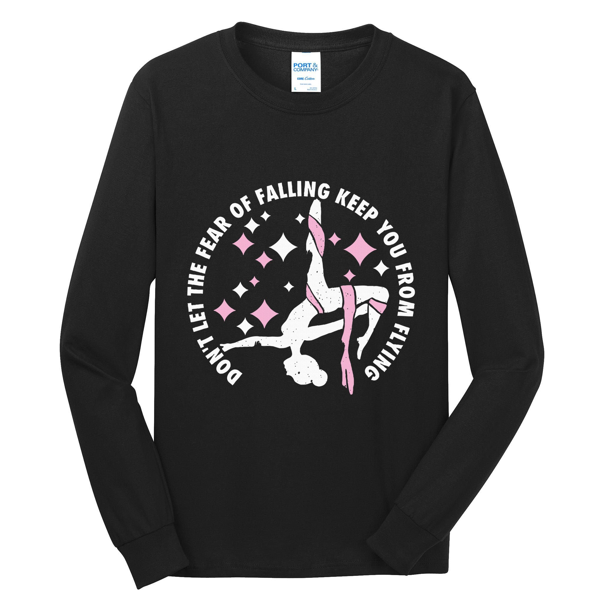 Aerialist Aerial Yoga Circus Artist From Silk Acrobatics Tall Long Sleeve T-Shirt