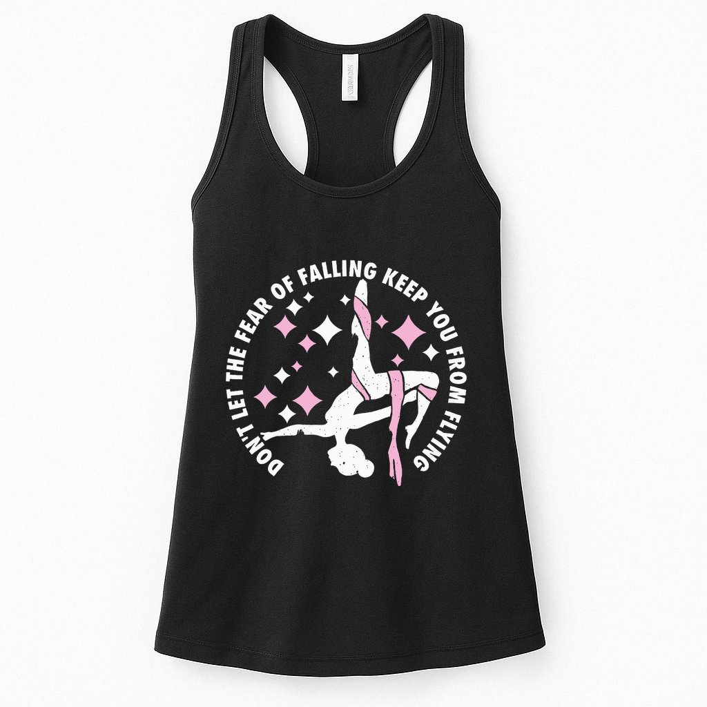 Aerialist Aerial Yoga Circus Artist From Silk Acrobatics Womens Tank Top