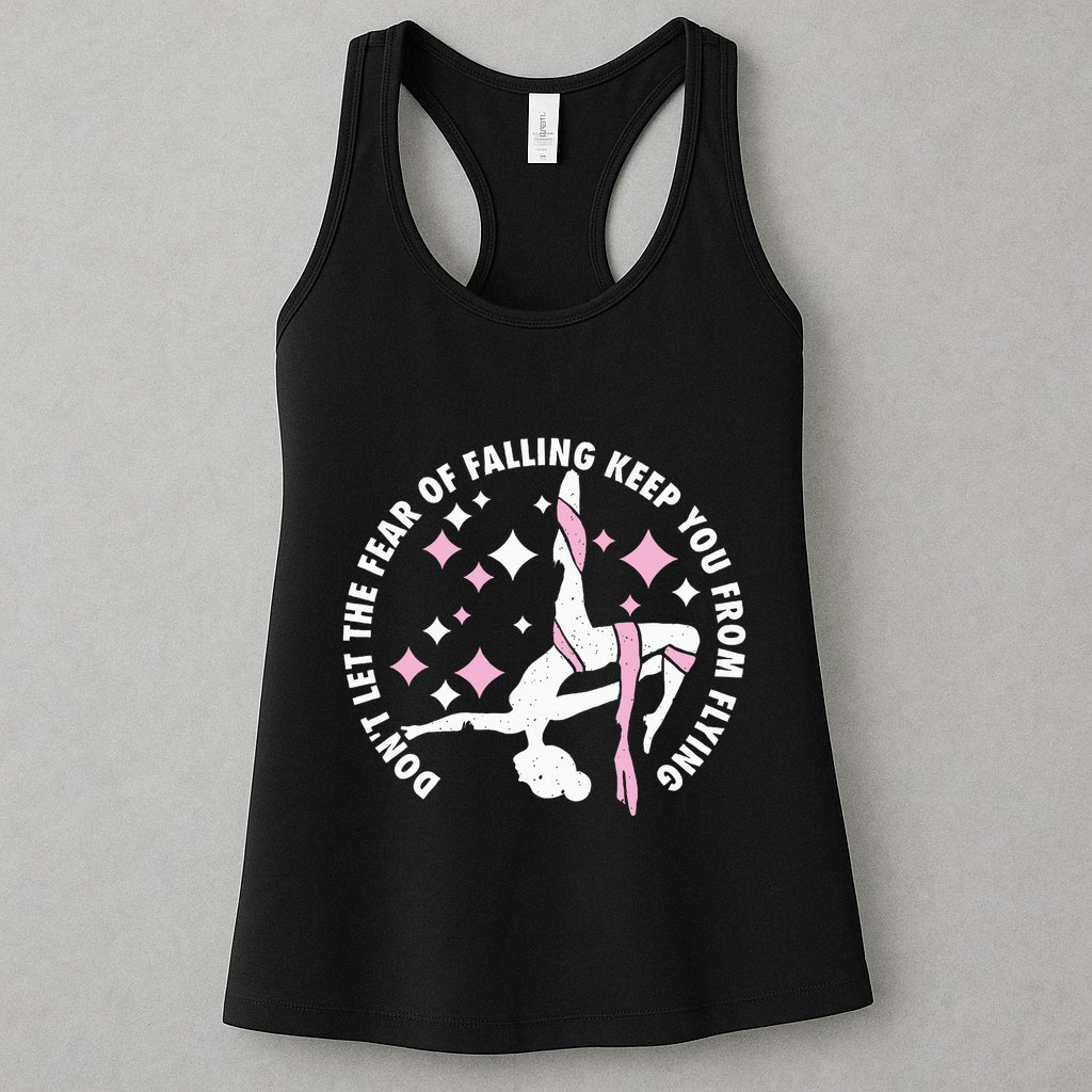 Aerialist Aerial Yoga Circus Artist From Silk Acrobatics Womens Tank Top