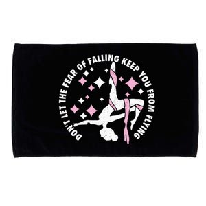 Aerialist Aerial Yoga Circus Artist From Silk Acrobatics Microfiber Hand Towel