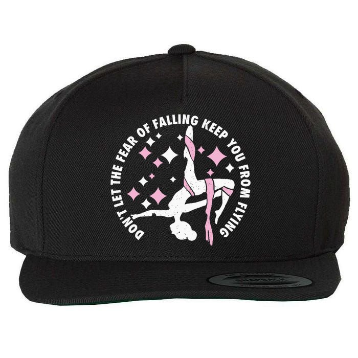 Aerialist Aerial Yoga Circus Artist From Silk Acrobatics Wool Snapback Cap