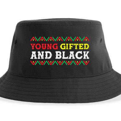 African American Young Gifted And Black Black History Month Sustainable Bucket Hat