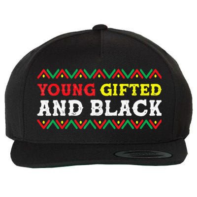 African American Young Gifted And Black Black History Month Wool Snapback Cap