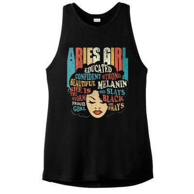 Aries Astrology Zodiac Sign Horoscope Astrologer Ladies PosiCharge Tri-Blend Wicking Tank